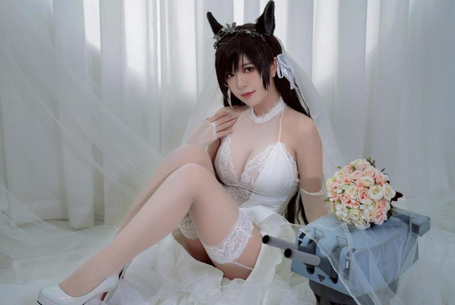 半半子 – NO.007 爱宕花嫁[30P/1V/160MB]