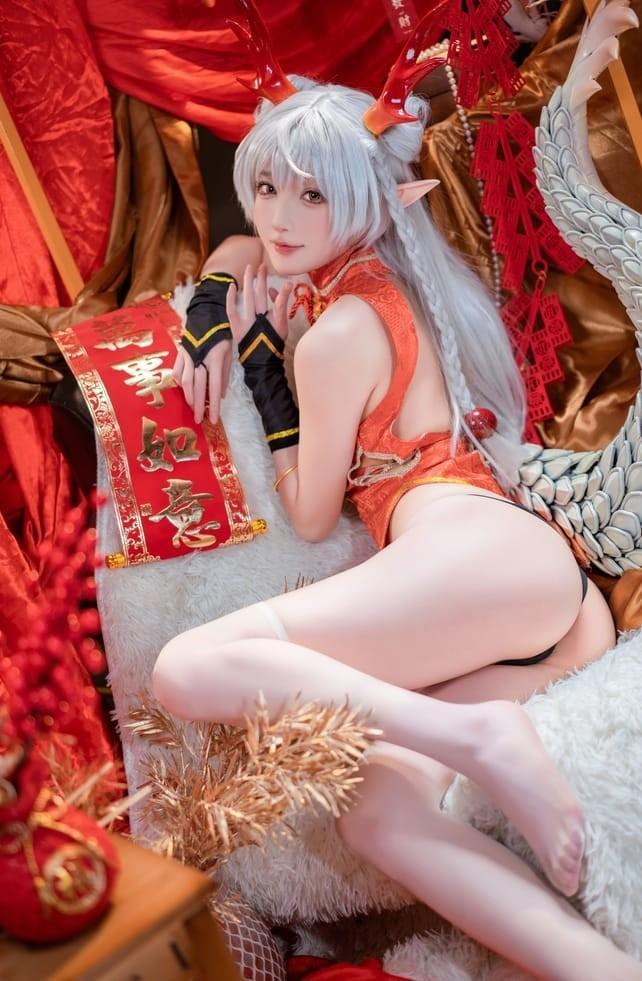 阿包也是兔娘 NO.084 新春贺图 龙妹[45P1V-1.24G]