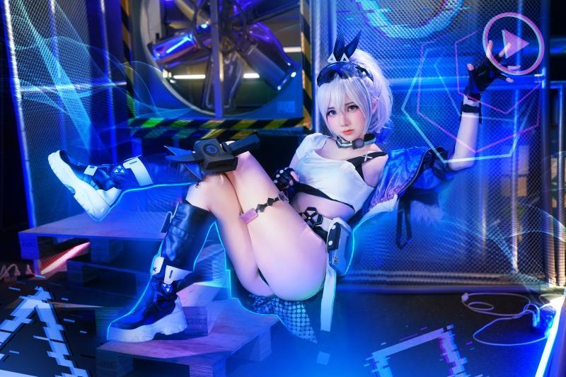 Sally Dorasnow Silver Wolf【25P-3V-355MB】-coser推荐